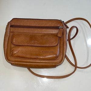 Vintage Crossbody Leather Fossil Purse